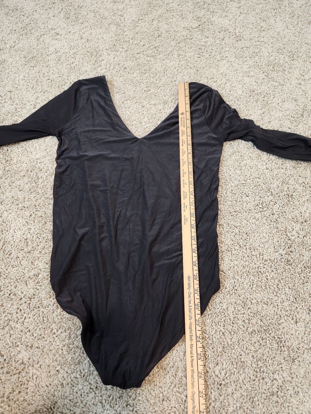 NWT Aerie SMOOTHEZ Long Sleeve Plunge Bodysuit Size XL - Picture 7 of 7